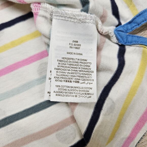 Boden Girls Longsleeve Stripe Shirt Size 14 Colorful Polka Dot - Picture 7 of 9